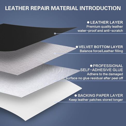 Self Adhesive Leather Repair Patch Kit, 17 in x 79 in Large Vinyl Leather Repair Tape for Furniture, Car Seat, Couch, Sofa, Chair Smooth Maroon in Saudi Arabia