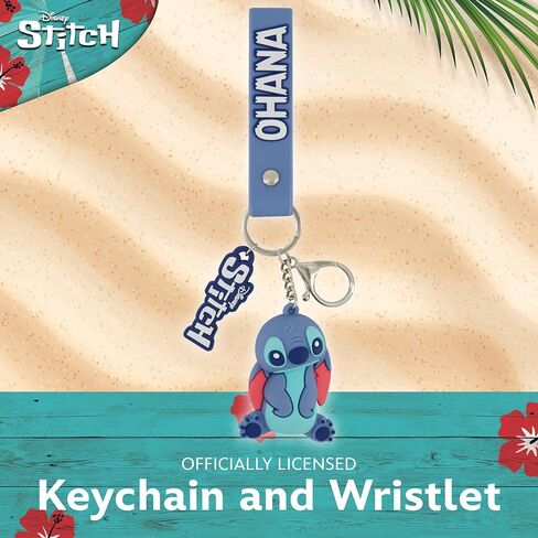 سلسلة مفاتيح Disney Stitch ، معصم سحر مع حلقة رئيسية in Saudi Arabia