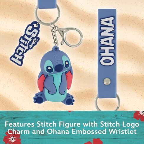 سلسلة مفاتيح Disney Stitch ، معصم سحر مع حلقة رئيسية in Saudi Arabia