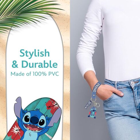 سلسلة مفاتيح Disney Stitch ، معصم سحر مع حلقة رئيسية in Saudi Arabia