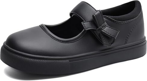 Rihero Girls Sneakers Kids School Uniform Mary Jane Shoes Casual Walking Shoes for Toddler Little Big Kids in Saudi Arabia