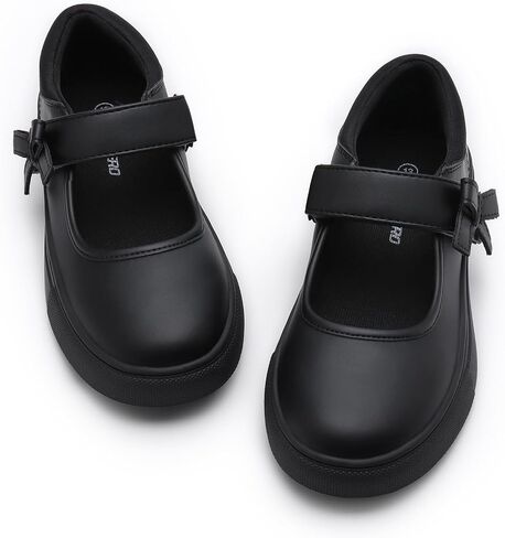 Rihero Girls Sneakers Kids School Uniform Mary Jane Shoes Casual Walking Shoes for Toddler Little Big Kids in Saudi Arabia