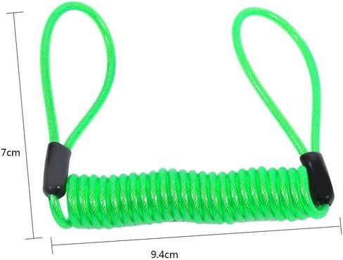 VGEBY1 Disc Lock Cable,Motorcycle Reminder Cable Disc Lock Cable 1.5M Alarm Lock Security Spring Reminder Cable Antitheft Protection on Handlebar in Saudi Arabia