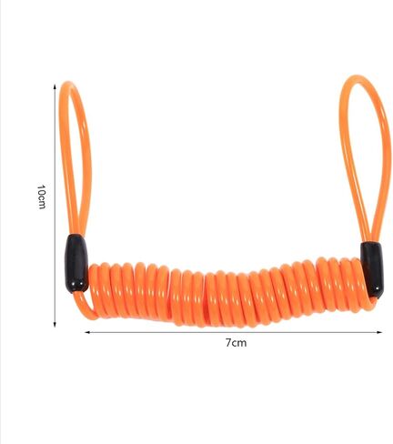 VGEBY1 Disc Lock Cable,Motorcycle Reminder Cable Disc Lock Cable 1.5M Alarm Lock Security Spring Reminder Cable Antitheft Protection on Handlebar in Saudi Arabia