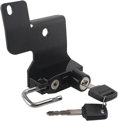 Motorcycle Helmet Lock, for Harley SportsterS RH1250S 2021-2024/ Nightster RH975 2022-2024, Anti Theft Lock Helmet Safety Lock Specific mounting Position, Keys 2PC (Black) in Saudi Arabia
