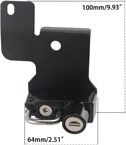 Motorcycle Helmet Lock, for Harley SportsterS RH1250S 2021-2024/ Nightster RH975 2022-2024, Anti Theft Lock Helmet Safety Lock Specific mounting Position, Keys 2PC (Black) in Saudi Arabia