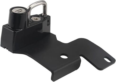 Motorcycle Helmet Lock, for Harley SportsterS RH1250S 2021-2024/ Nightster RH975 2022-2024, Anti Theft Lock Helmet Safety Lock Specific mounting Position, Keys 2PC (Black) in Saudi Arabia
