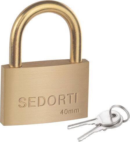 قفل SEDORTI مقاوم للطقس، قفل من النحاس الصلب مع تكبل نحاسي طويل، بعرض 1-1/2 بوصة، قفل بحري in Kuwait