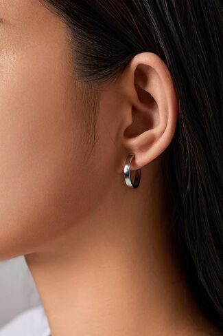 أقراط بمشبك للنساء، حلقة غير مثقوبة مطلية بالذهب الحقيقي عيار 14 قيراط، حلقات مشبك للأذن غير المثقوبة (ذهبي) in Kuwait