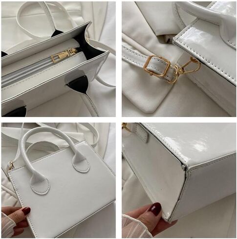 Patent Leather Handbag Shinny Clutch Purse Mini Shoulder Bag Evening Purse for Women in Saudi Arabia