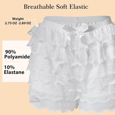 Ruffle Shorts Womens Bloomers Y2k Shorts Frilly Cutecore Bottoms Summer Women Ruffle Underwear Women in Saudi Arabia