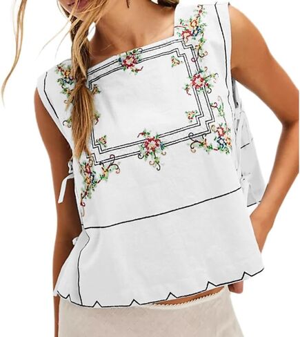 amiblvowa التعادل الخزان الأمامي أعلى y2k النساء في سن المراهقة فتاة بلا أكمام المحصول سترة منخفض in Kuwait