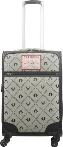 True Religion 31" Rolling Luggage, Soft Sided Suitcases with Spinner Wheels, Denim, 31 Inch in Saudi Arabia