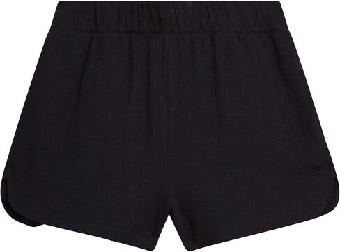 Spyder Womens Athletic Shorts - Lightweight Woven Pull On Workout Shorts for Women with Pockets for Gym and Casual Daily Wear in Saudi Arabia