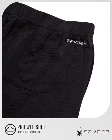 Spyder Womens Athletic Shorts - Lightweight Woven Pull On Workout Shorts for Women with Pockets for Gym and Casual Daily Wear in Saudi Arabia