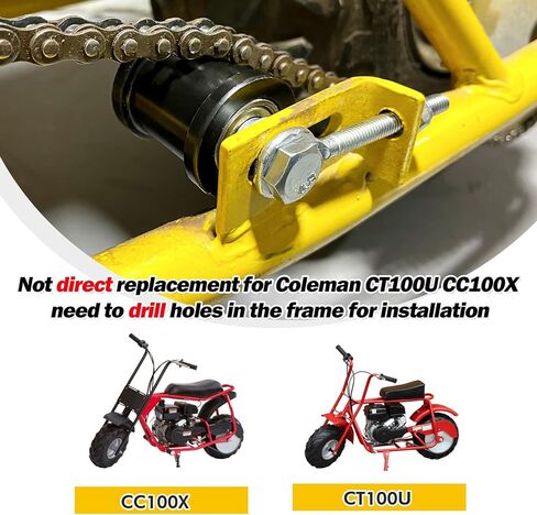 دراجة صغيرة سلسلة الموتر الأسطوانة لكولمان CT100U CC100X باجا دودلبوغ DB30 Motovox Hensim 79cc 97cc 98cc 100cc 2.5 2.8 3.0hp Powersport أجزاء الدراجة الصغيرة in Kuwait