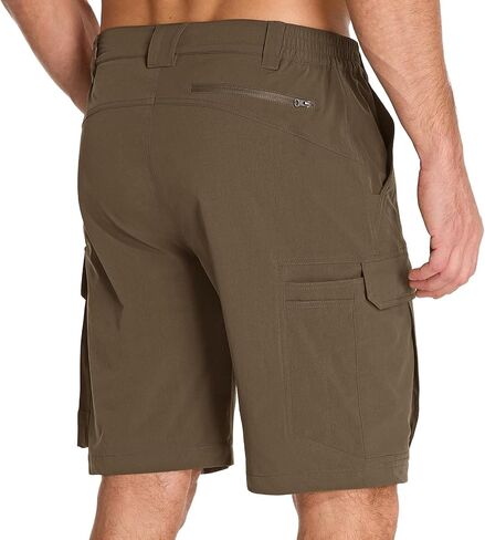 Toomett Mens Cargo Shorts Quick Dry Stretch Work Shorts for Hiking Fishing Tactical Lightweight Breathable Outdoor in Saudi Arabia