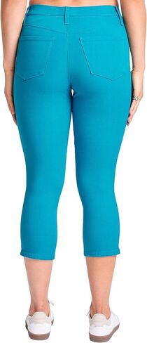 YMI Jeans Women's Hyperstretch Pull on Capri, C112631 in Kuwait