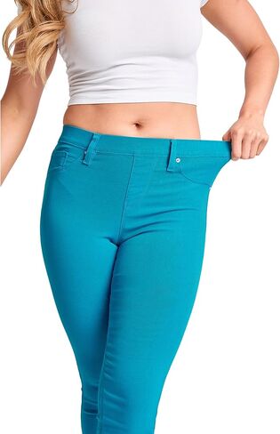 YMI Jeans Women's Hyperstretch Pull on Capri, C112631 in Kuwait