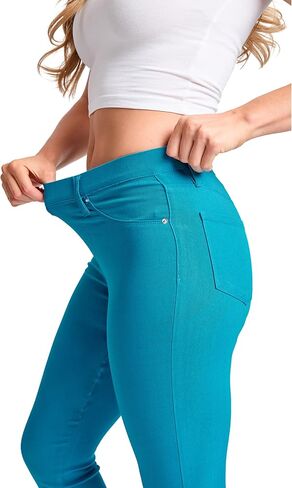 YMI Jeans Women's Hyperstretch Pull on Capri, C112631 in Kuwait