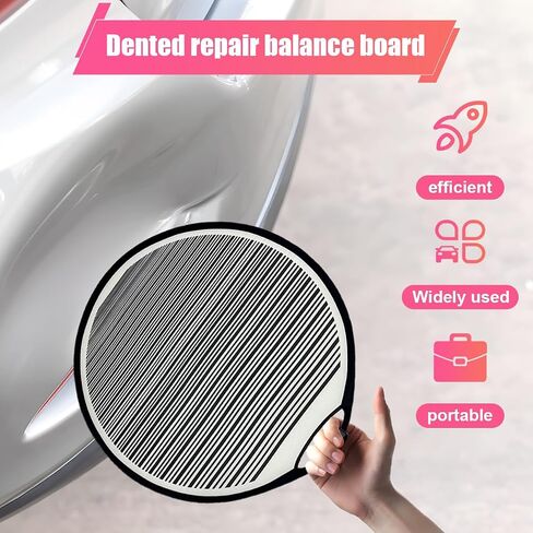 لوحة عاكس Dent ، 24 بوصة مرنة مرنة PDR مبطنة مخطط لوحة الكشف عن دنت دنت ، وتوخيل قابلة للطي أدوات الإصلاح لخدش باب السيارة وتلف البرد (60 سم) in Saudi Arabia