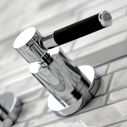 Kingston Brass KS8120DKL Kaiser Bathroom Faucet, Matte Black, 11.31 x 7.63 x 3.06 in Saudi Arabia