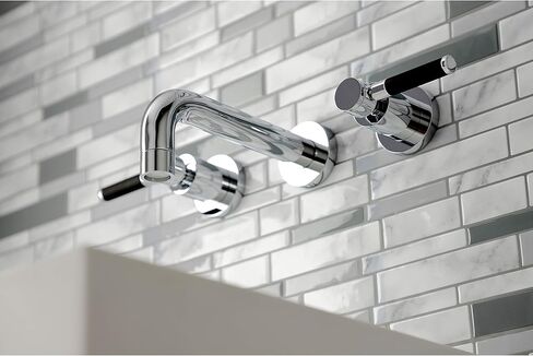 Kingston Brass KS8120DKL Kaiser Bathroom Faucet, Matte Black, 11.31 x 7.63 x 3.06 in Saudi Arabia
