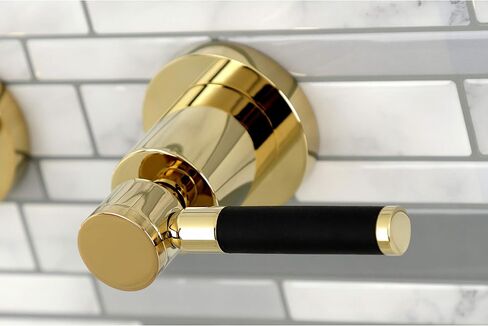 Kingston Brass KS8120DKL Kaiser Bathroom Faucet, Matte Black, 11.31 x 7.63 x 3.06 in Saudi Arabia