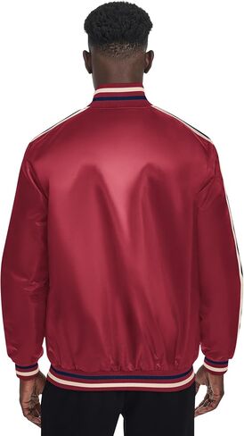 Starter Men's Satin Varsity Midweight with Quilted Lining Long Sleeve Jacket in Saudi Arabia