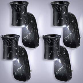 2 Pcs Wall Fragrance Plug with Night Light Compatible with Bath & Body Works WallFlower Fragrance, ETL Certified, Scent Fragrance Diffuser Rotary Plug for Home, Office (Black) in Kuwait