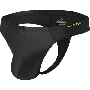 ZONBAILON Mens Sexy Thong Underwear G-String Bulge Enhancing Ball Pouch T-Back Bikini Briefs M L XL XXL