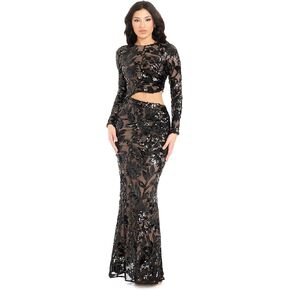 ارتداء ملابس الزمسية Candace Mermaid Maxi Dress