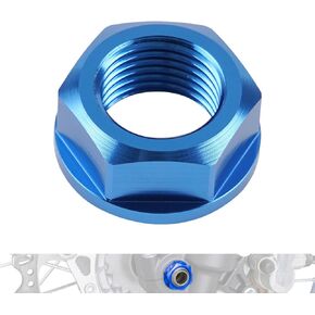 M16XP1.5 Front Axle Shaft Lock Nut Dirt Bike Compatible with Honda CR125R CR250R 02-07 CRF250R 04-21 CRF450R 02-21 CRF250RX 19-21 CRF450RX 17-21 CRF250X 04-17,See Fitment