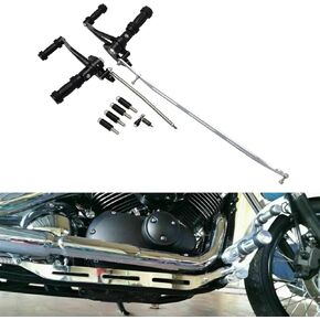 Motorcycle CNC Forward Controls Footpegs Compatible with Yamaha XVS650 VStar 650 Custom Classic 98-16 XVS650 VSTAR 650 Silverado Midnight Custom 02-16 XVS400 Drag Star 400 96-01