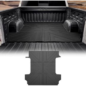 Bed Mat Compatible with 2019-2025 Chevy Silverado&GMC Sierra 1500 5.8FT Truck Bed Liner Pickup Car Truck Potector for Chevrolet Silverado Accessories(19-25 Silverado&Sierra 1500 5.8FT)