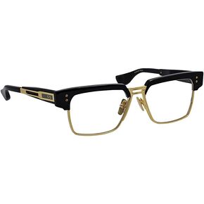 Dita HAKATRON DT DTX410 A-01 Yellow Gold/Black Metal Square Eyeglasses 56mm