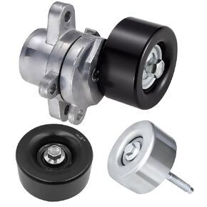 Drive Belt Tensioner and Idler Pulley Belt Kit Fit for Dodge Avenger Grand Caravan Journey for Chrysler 200 Town&Country V6 3.6L Replace 39282 38082 6PK1960 Serpentine Belt Drive Component Kit