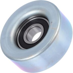 1 Pc Drive Belt Idler Pulley for Honda Fit 2009-2013 Iron Silver Tone Serpentine Tensioner Pulley Idler