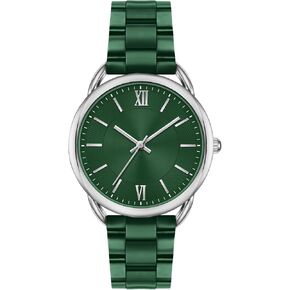 Women Watch Metal Bracelet Watch Roman Number Easy to Read Watch Waterproof Watch