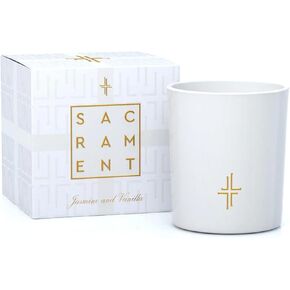 SAINT X Ali Landry Sacrament Scented Candle - Cashmere & Lilies Soy Coconut Aromatherapy Candle - Long-Lasting 80-Hour Burn Time - Decorative, Relaxing, Fragrant Home Decor & Gift