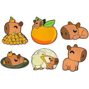Youtooz Capybara Pin Set, Official Licensed Capybara Pins, Collectors Box Includes 6 Pins By Youtooz Capybara Collection