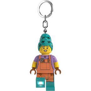 Lego Minifigures - Large 3 Inch Tall Figure Keychain Light - Pottery Girl (KE225H), Gift for Potters, Gardeners, Artists, and sculptors