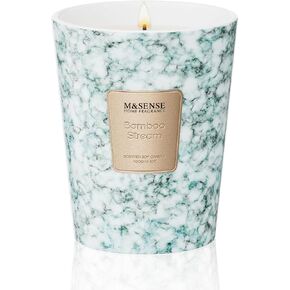M & Sense Solarflowers شموع معطرة للمنزل ، فتيل خالي من الرصاص شموع جرة عاهرة للغاية ، 14.1 أوقية 80 ساعة هدايا شموع محترقة للنساء ، والاسترخاء شمعة العطرية لتخفيف الإجهاد