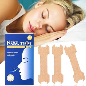 50Pcs Nasal Strips for Snoring, Nose Strips for Breathing, Snoring Aids for Men & Women, Helps Reduce Snoring & Improves Sleep