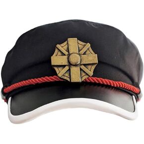 AwwwCos Toilet Bound Hanako kun Hat Metal Badge Hanako-kun Cap Cosplay Baseball Hat Props for Halloween Men Costume
