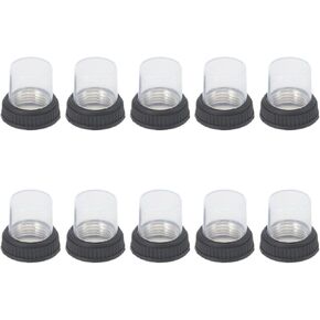 10pcs قاطع الدائرة قاطع الغبار مقاوم للماء مع قبعات رأس قطر 12 ملم قطر سليكون مسطح ل kuoyuh 98 88 سلسلة البلاستيك