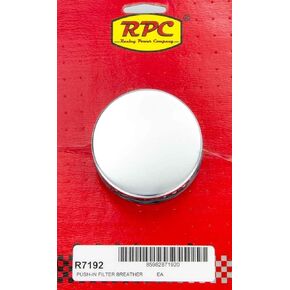 Company R7192 2" Tall Chrome Push-In Breather
