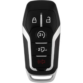 Key Fob Replacement Fits for Ford F-150 F-250 F-350 F-450 2015 2016 2017 with ID49 Chip, 5 Buttons Keyless Entry Remote Replacement M3N-A2C31243300 164-R8117 902Mhz