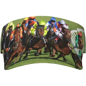 Cute Funny Horse Hats Men's Women's Sport Horse Visors Hat for Sun Protection and Outdoor Hat