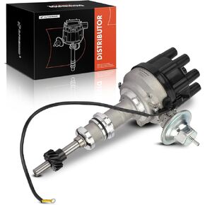 موزع الإشعال A-Premium مع CAP و Rotor متوافق مع Ford F-100 ، 300 ، Bronco ، Country Sedan Squire ، Custom ، E-100 Econoline ، Fairlane & Mercury Caliente ، Comet ، Commuter